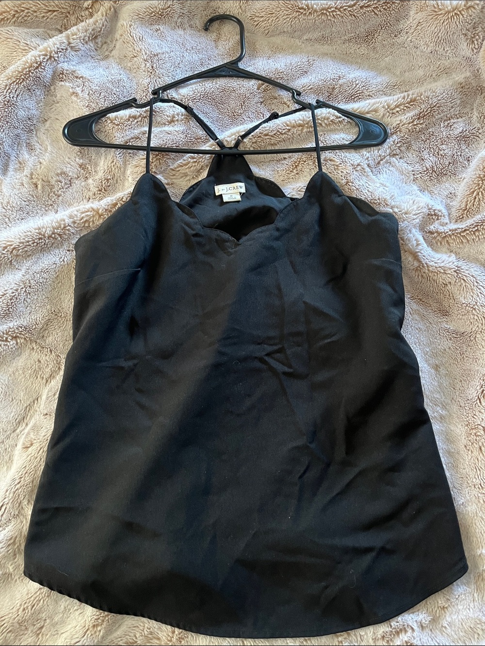 J. Crew Black Spaghetti Strap Tank Top